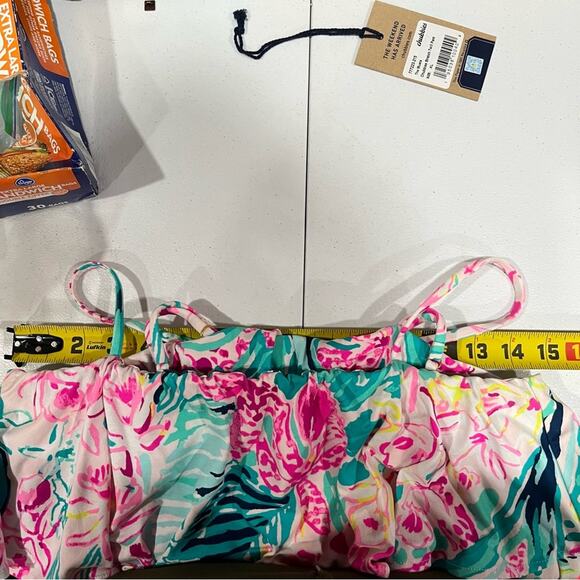 Lilly Pulitzer Pink and Green Floral Mini Dress - Picture 7 of 8